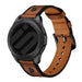 Realme Watch 2 (Pro) geschroefde leren bandje (donkerbruin)