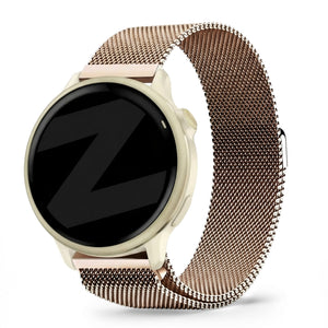 Bandz Garmin Vivoactive 6 Milanese loop band (rosé goud)