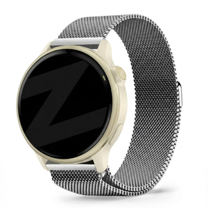 Bandz Garmin Vivoactive 6 Milanese loop band (zilver)