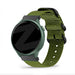 Bandz Garmin Vivoactive 6 nylon band met gesp (groen)