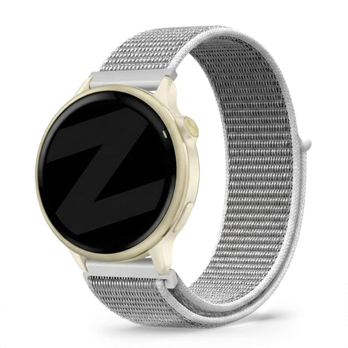 Bandz Garmin Vivoactive 6 nylon loop band (grijs)