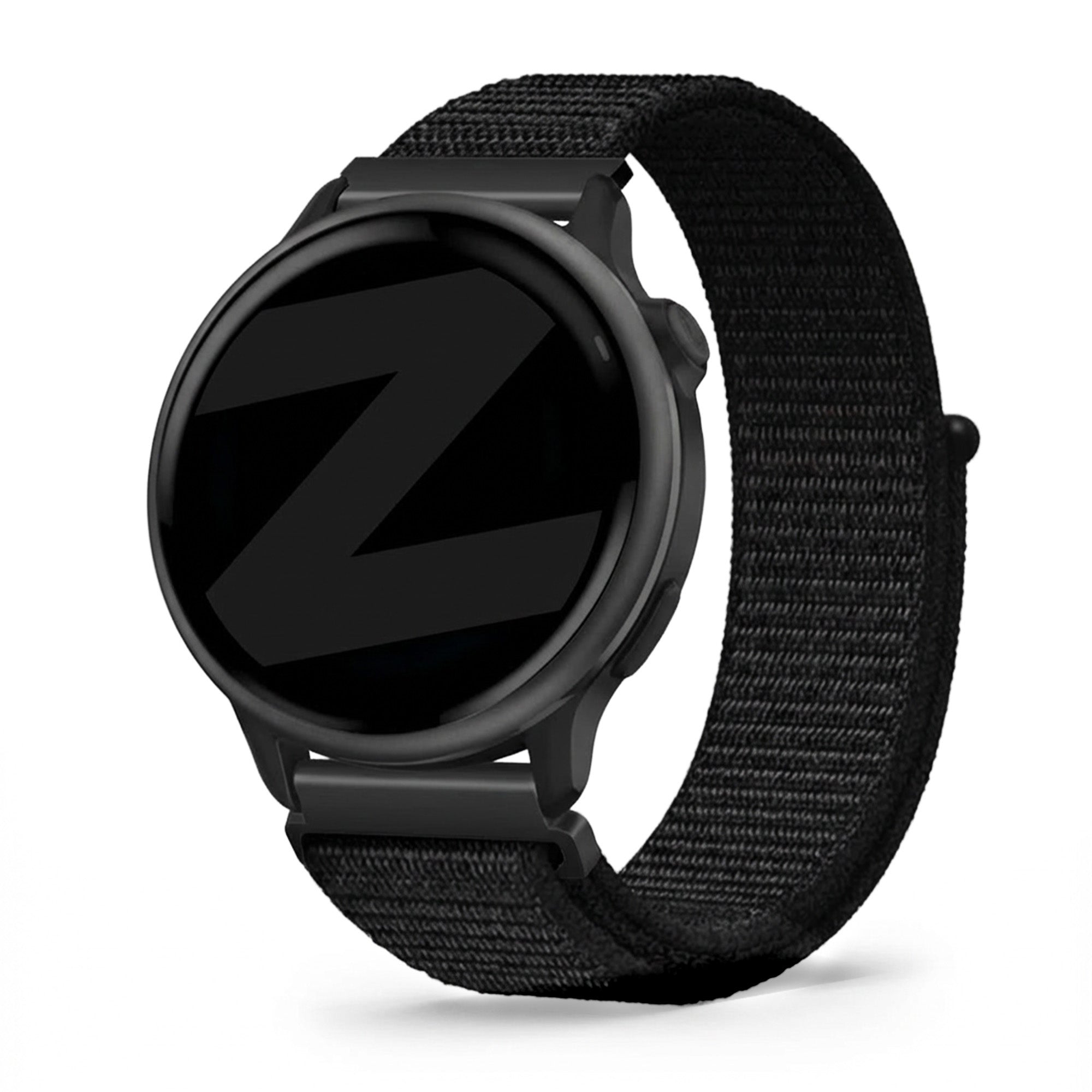 Bandz Garmin Vivoactive 6 nylon loop band (zwart)