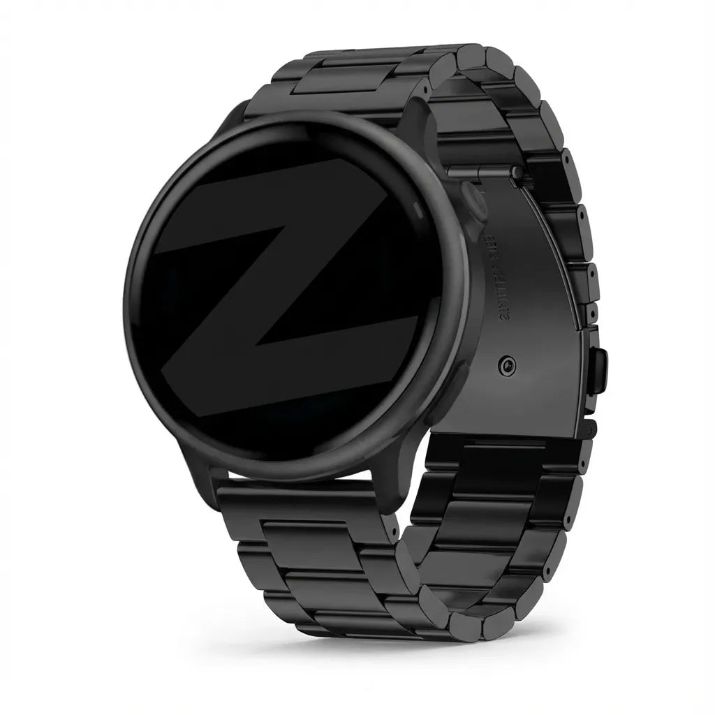 Bandz Garmin Vivoactive 6 Steel Strap 'Classic' (Black)