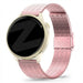 Bandz Garmin Vivoactive 6 verstelbare stalen band (roze)