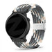 Bandz Garmin Vivoactive 6 gevlochten nylon band (zwart mix)