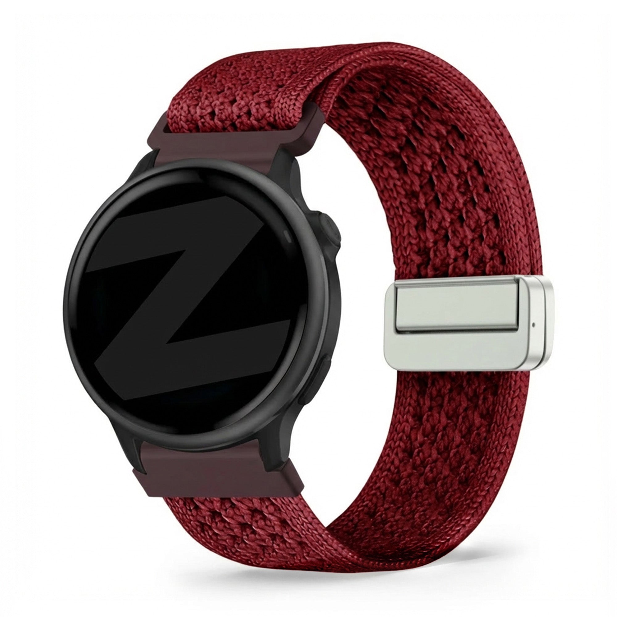 Bandz Garmin Forerunner 170 vintage nylon band (wijnrood)