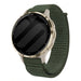 Garmin Venu 3s nylon band (donkergroen)