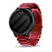 Garmin Vivoactive 6 stalen band (wijnrood)