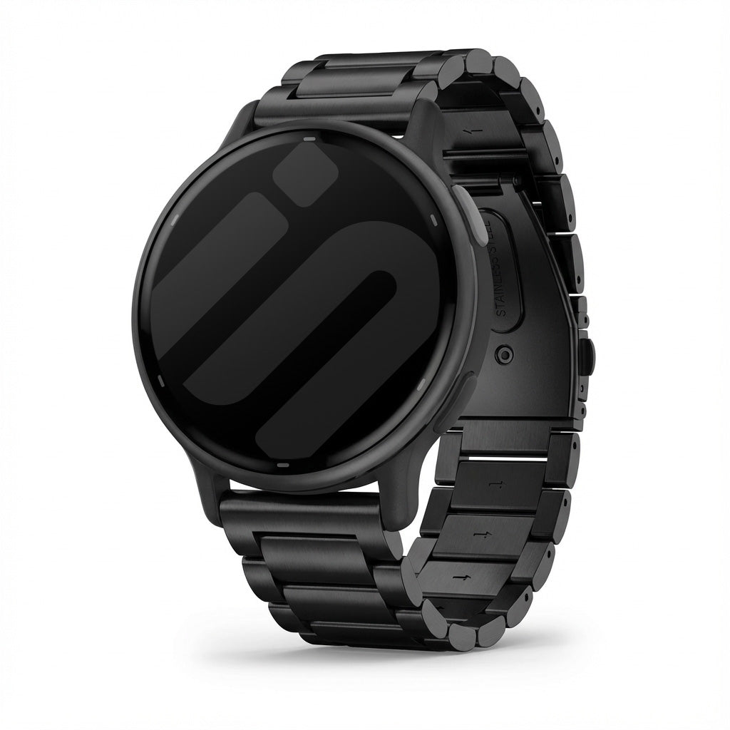 Garmin Vivoactive 5 stalen band (zwart)