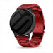 Garmin Vivoactive 5 stalen band (wijnrood)