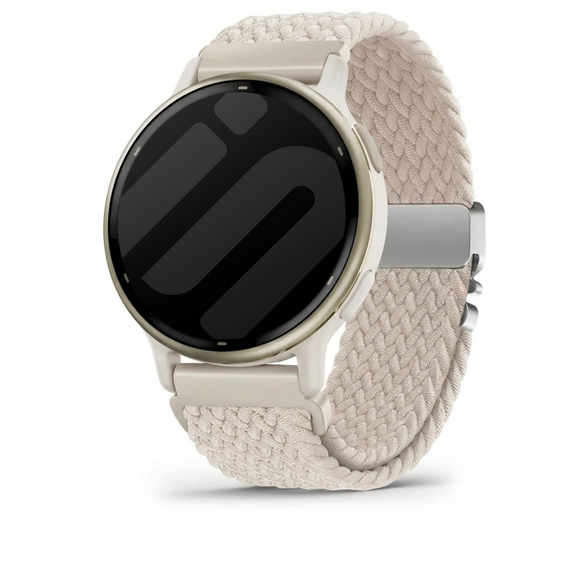 Garmin Vivoactive 5 gevlochten band met P-buckle (sterrenlicht)
