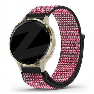 Bandz Garmin Venu 3s nylon loop band (true berry)
