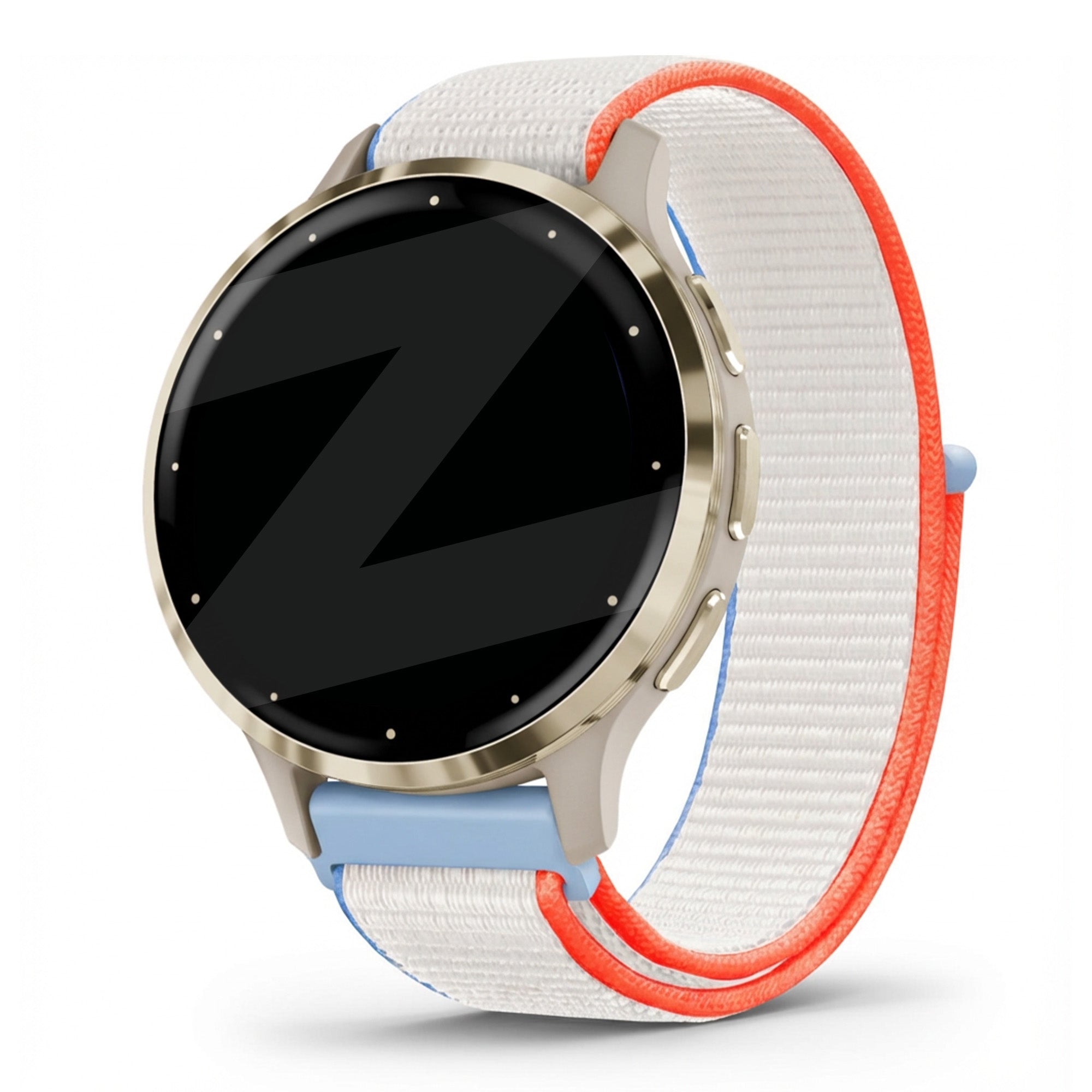 Bandz Garmin Venu 3s nylon loop band (milk white)