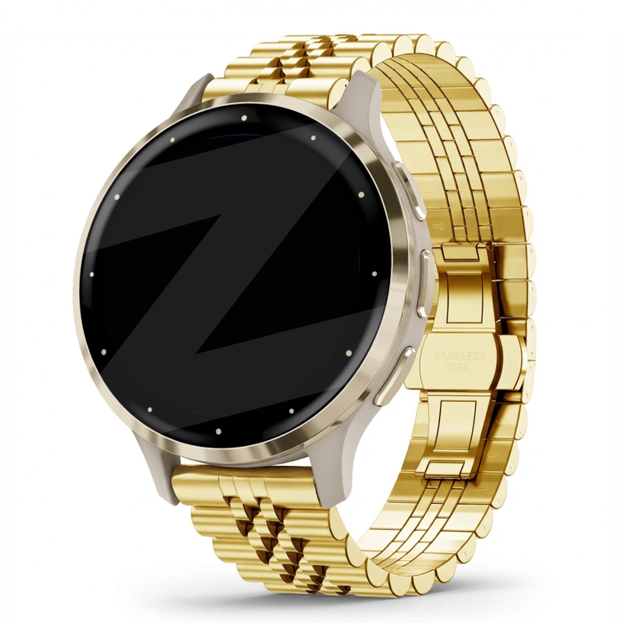 Bandz Garmin Venu 3s stalen band 'Jubilee' (goud)