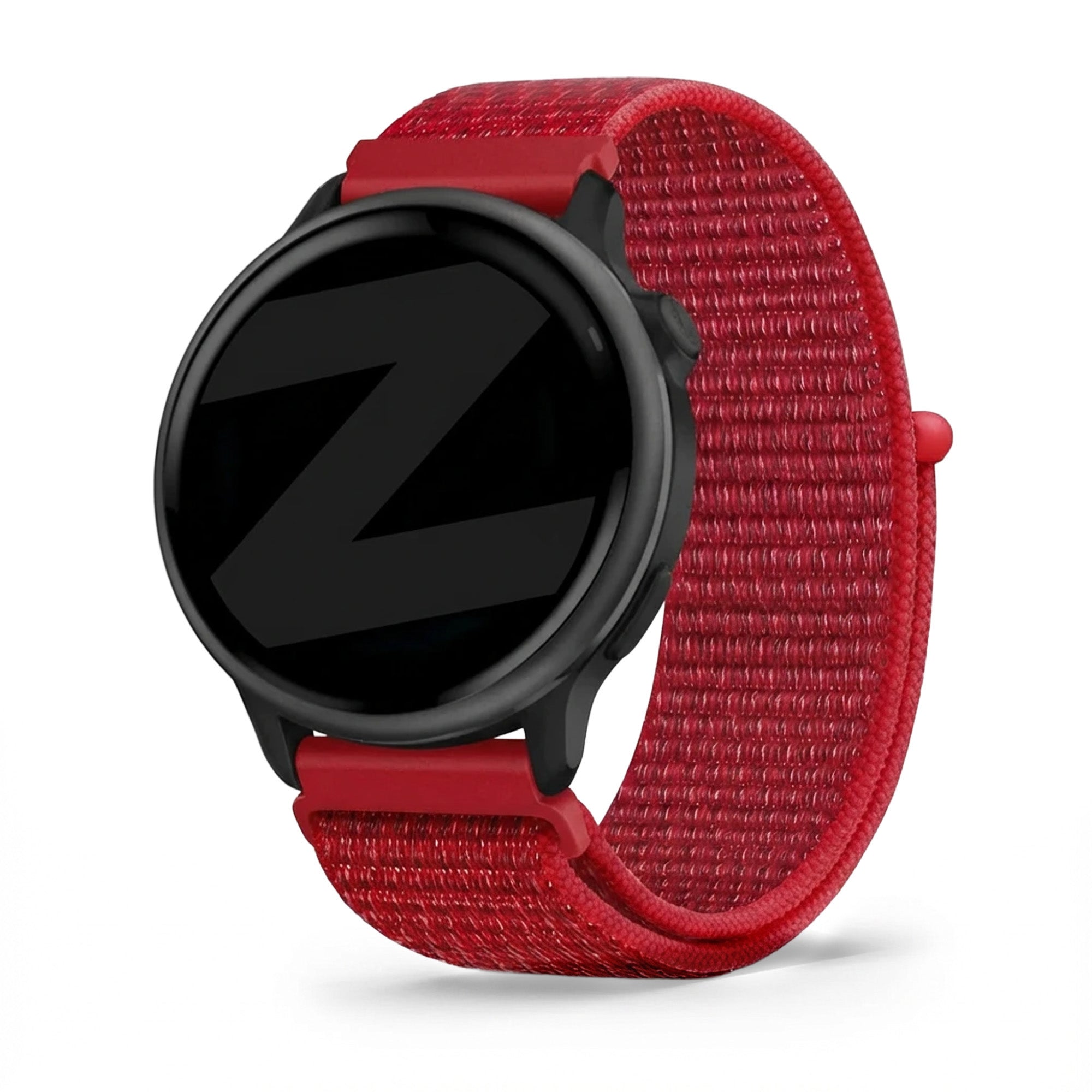 Bandz Garmin Vivoactive 6 nylon loop band (rood)
