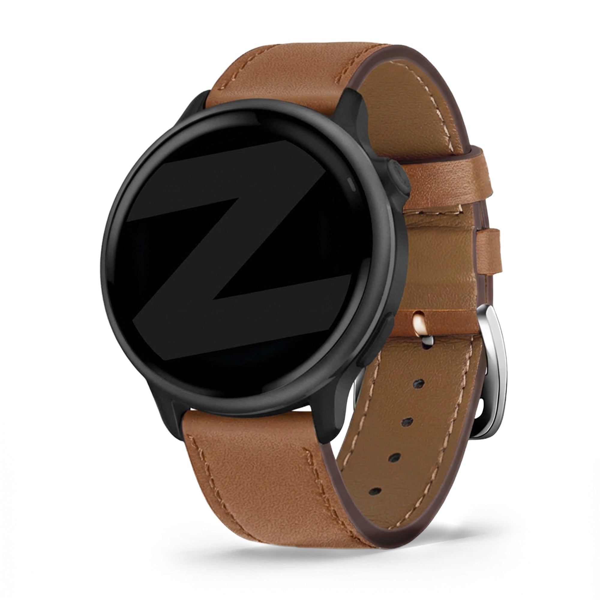 Bandz Garmin Vivoactive 6 lederen band 'Deluxe' (bruin)
