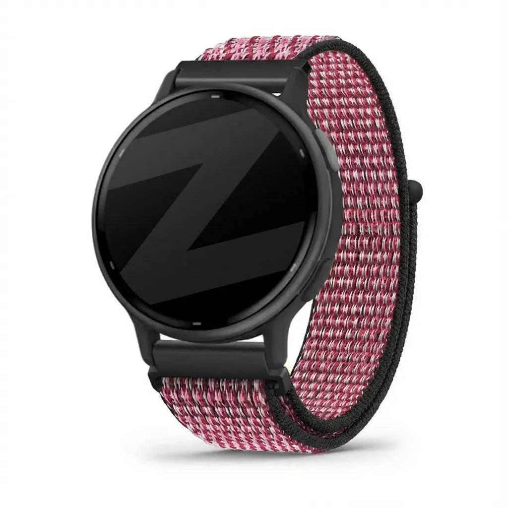 Bandz Garmin Vivoactive 5 nylon loop band (true berry)