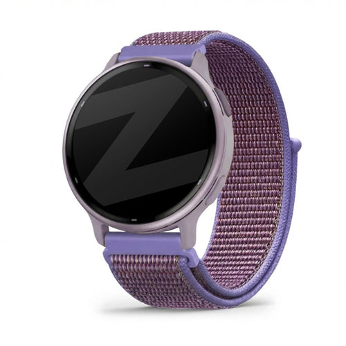 Bandz Garmin Vivoactive 5 nylon loop band (lila)