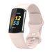 Fitbit Charge 6 siliconen bandje (lichtroze)