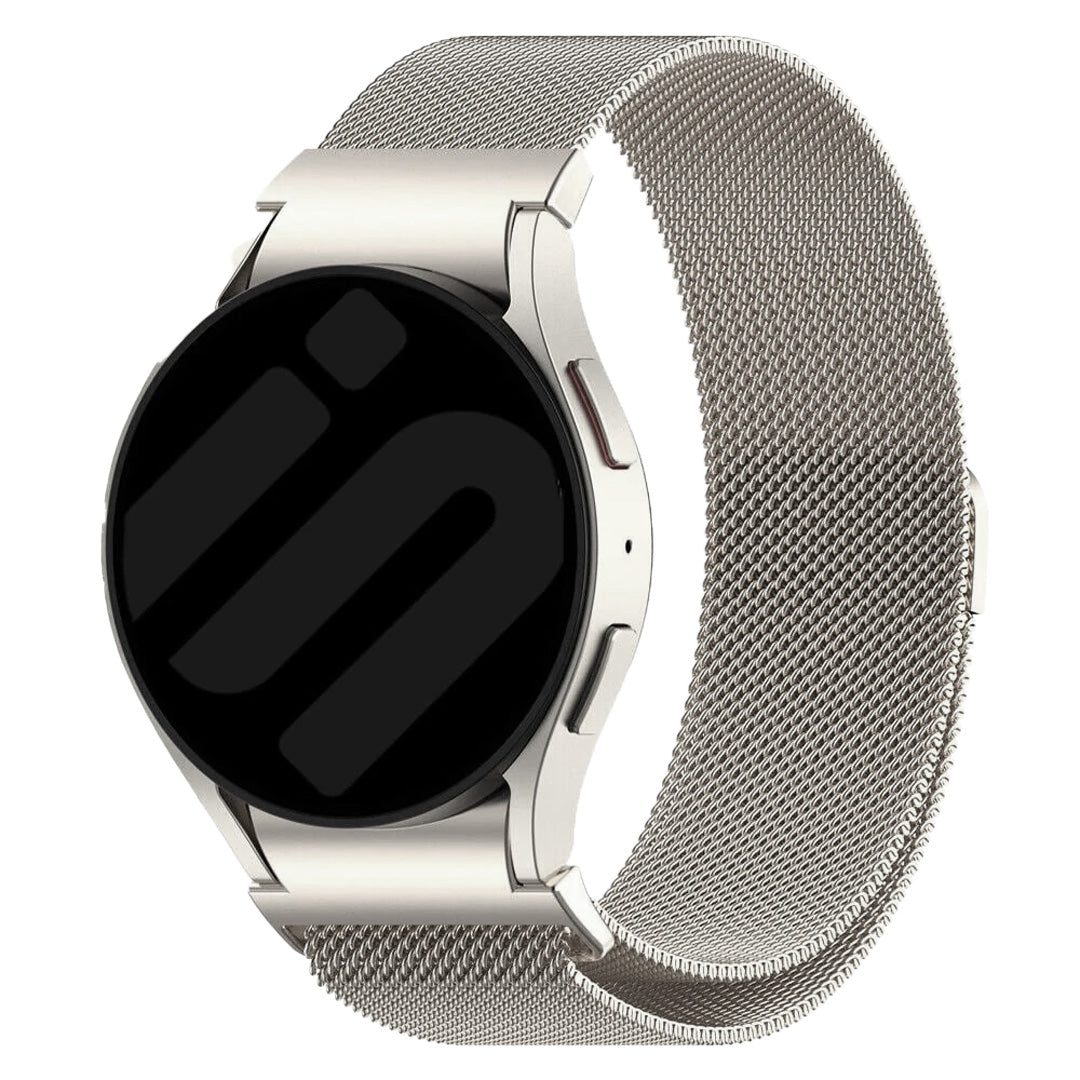 Samsung Galaxy Watch 4 Classic 42mm 'One push' Milanese band (champagne)