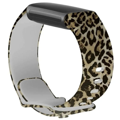 Silicone Patterned Strap, on a watch, 3/4 front view