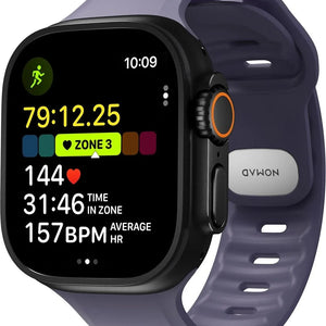 Nomad Apple Watch siliconen Tempo bandje (paars)