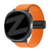 Bandz Samsung Galaxy Watch 8 - 40mm magnetisch geweven bandje (oranje)