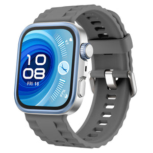 Huawei Watch Fit 4 siliconen classic bandje (donkergrijs)