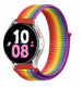 Samsung Galaxy Watch 5 - 44mm nylon band (regenboog)