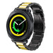 Samsung Gear Sport Steel Strap (Black/Gold)