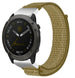 Garmin Fenix 5 / 6 nylon band (olijfgroen)