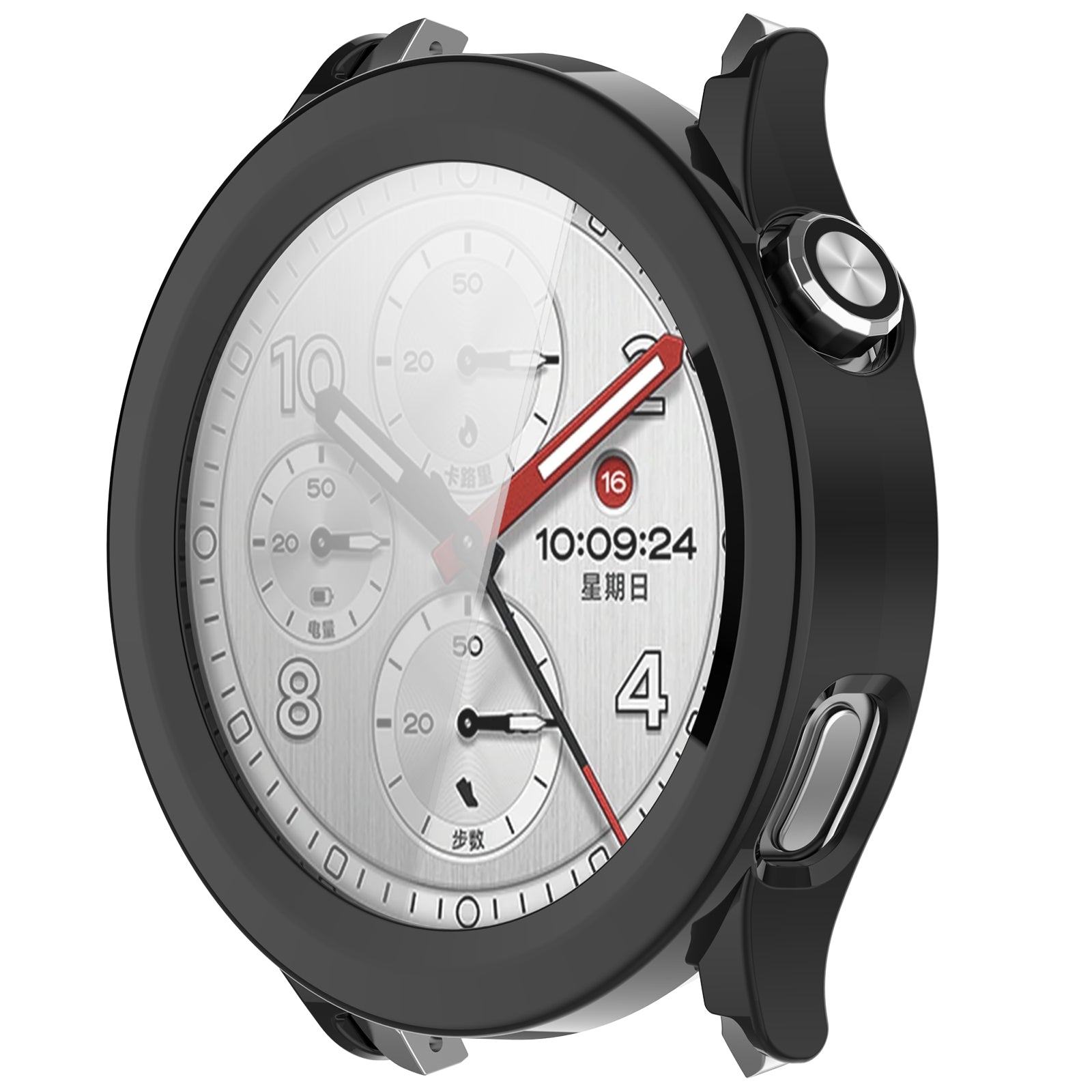 Xiaomi Watch S5 hard case met glas (zwart)