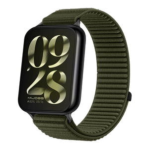 Xiaomi Smart Band 10 Pro wave nylon bandje (donkergroen)