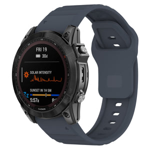 Garmin Tactix 7 Pro outdoor siliconen band (grijsblauw)