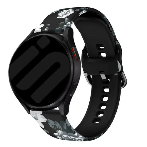 Grey Flower Amazfit GTR Mini Strap
