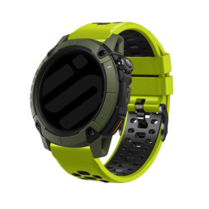 Coros Apex 4 - 46mm sport gesp bandje (lime/zwart)
