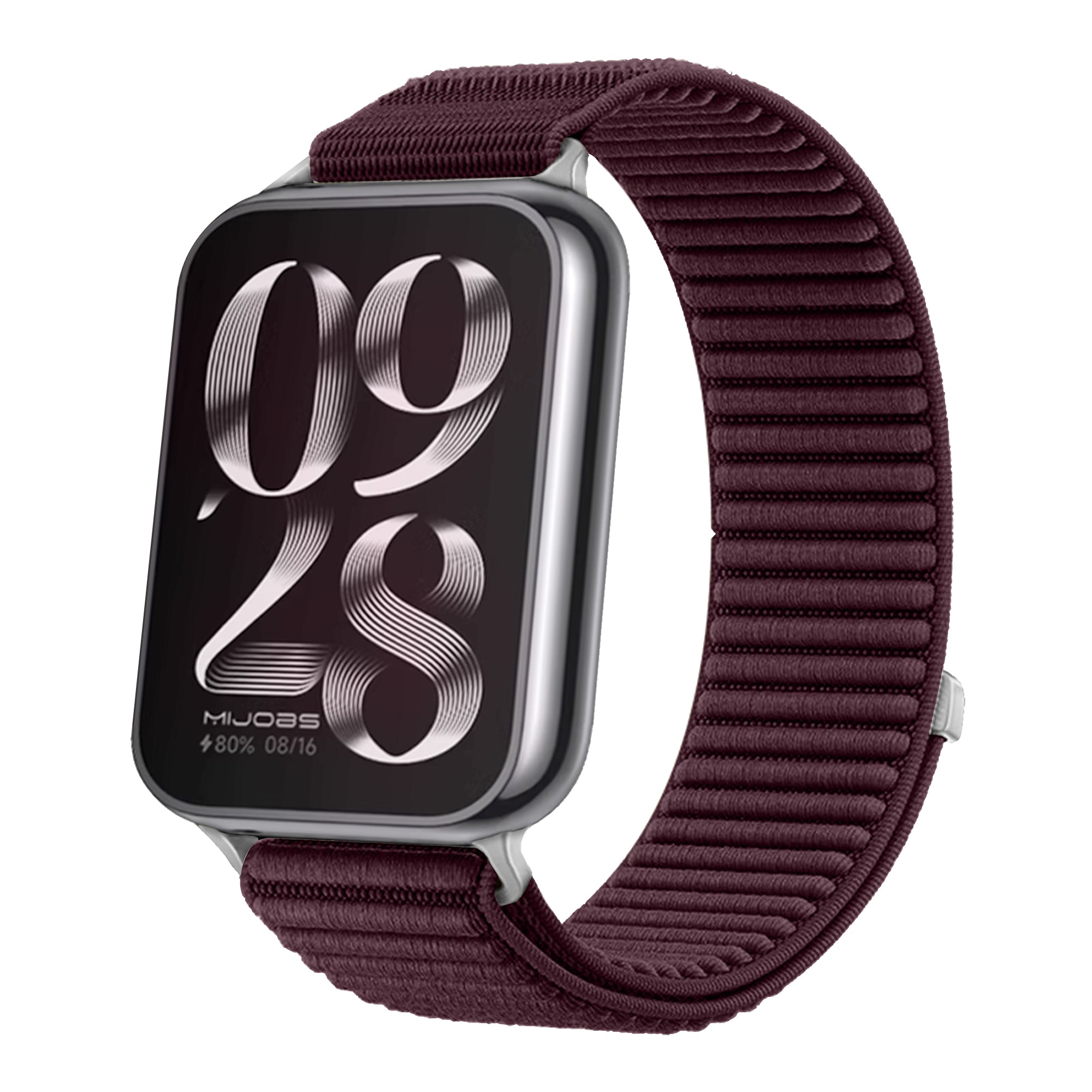 Xiaomi Smart Band 10 Pro wave nylon bandje (plum)