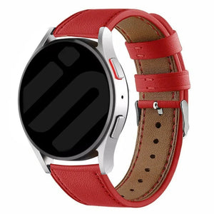 OnePlus Watch 3 - 46mm modern leren band (rood)
