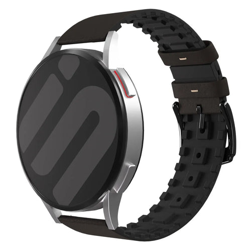 Coros Apex 42mm Leather / Silicone Strap (Brown)