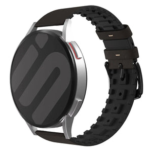 Amazfit Bip 3 (Pro) Leather / Silicone Strap (Brown)
