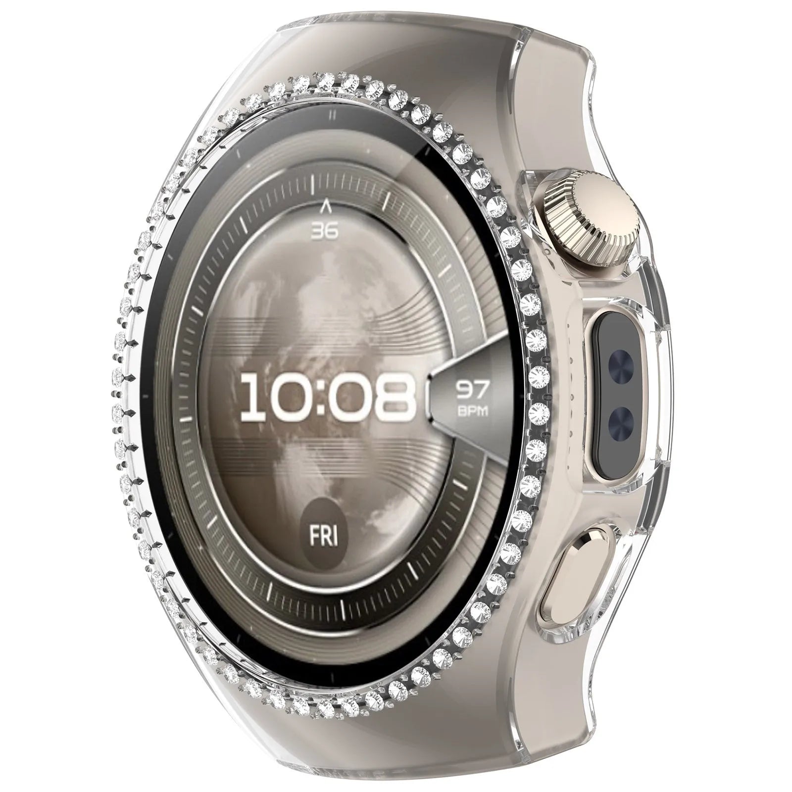 Huawei Watch 5 - 42mm Diamond Hard Case (Transparent)