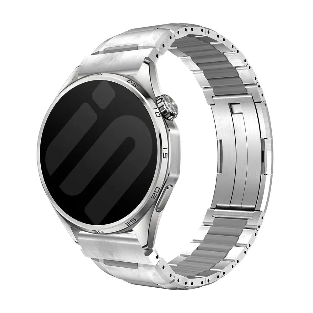 Oppo Watch X3 'One Push' stalen hybrid band (titanium/grijs)