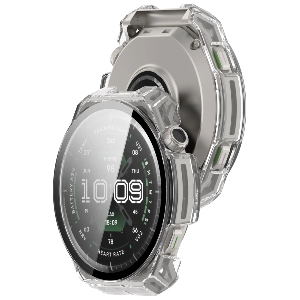 Amazfit Balance 3 PC Case with Glass (Transparent)