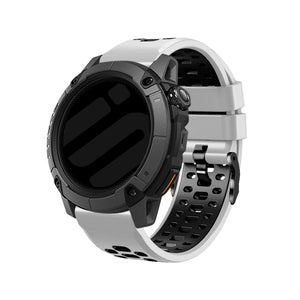 Coros Apex 4 - 46mm sport gesp bandje (wit/zwart)