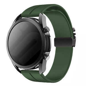 OnePlus Watch 4 - 47mm siliconen band met P-buckle (groen)