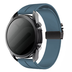 Huawei Watch GT 6 - 46mm siliconen band met P-buckle (grijsblauw)