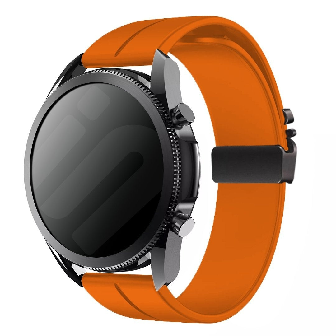 Amazfit Balance 2 siliconen band met P-buckle (oranje)