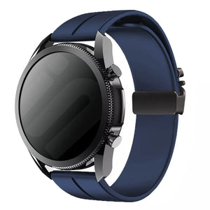 Oppo Watch X2 siliconen band met P-buckle (donkerblauw)