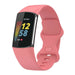 Fitbit Charge 6 siliconen bandje (roze)