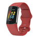 Fitbit Charge 6 siliconen bandje (rood)